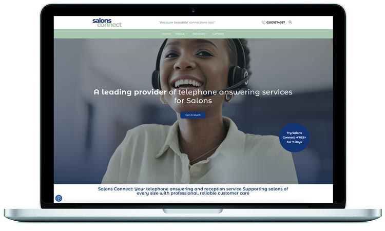 Northampton based website designers McKie Associates, designed this marketing and promotional Call Centre website